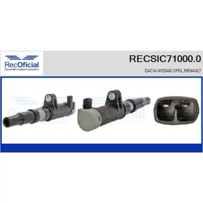 No Te Lo Pierdas Bobina de encendido RECOFICIAL RECSIC71000.0 RECOFICIAL RECSIC71000.0